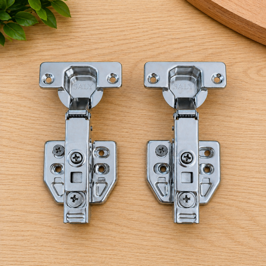 Bản Lề Tủ Thép Lắp Thẳng Inox 201 SALY