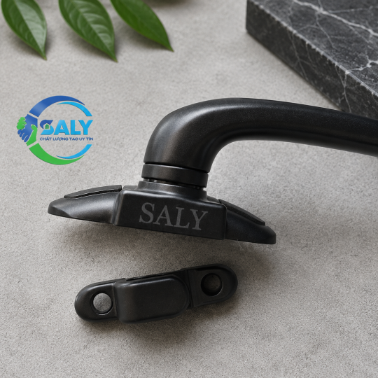 Tay Nắm Đơn Điểm Cửa Sổ (Màu Bạc - Màu Đen)